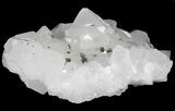 Quartz and Pyrite Crystal Association - Morocco #61411-1